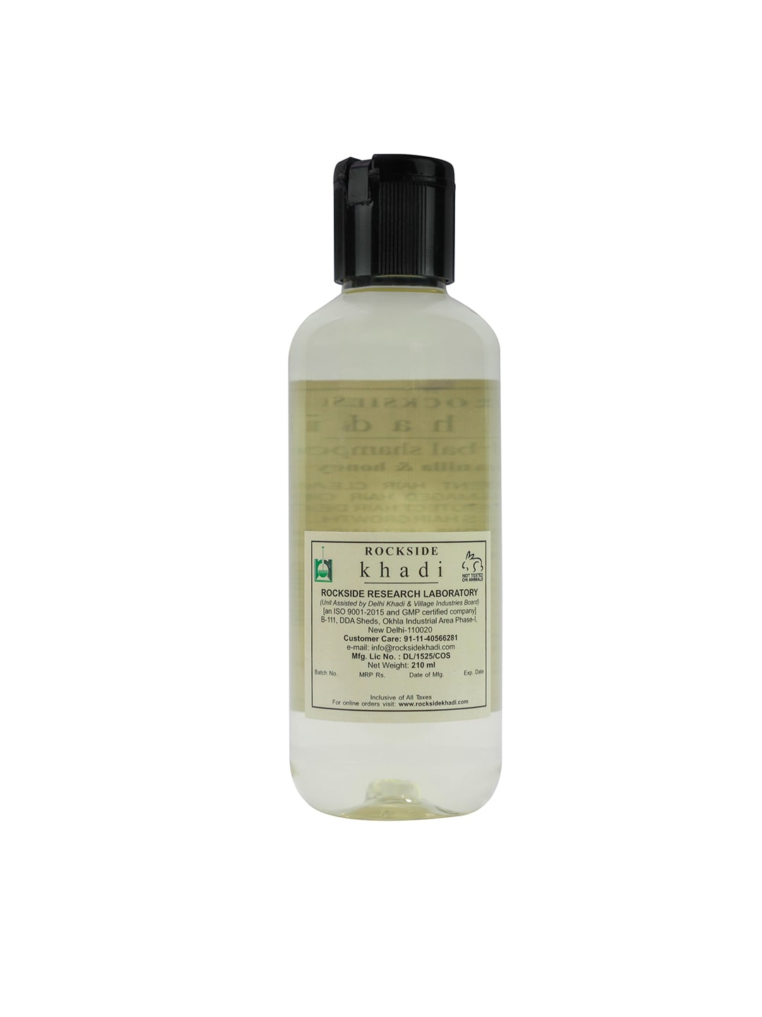 ROCKSIDE KHADI Herbal Vanilla Honey Shampoo 210ml Price in India