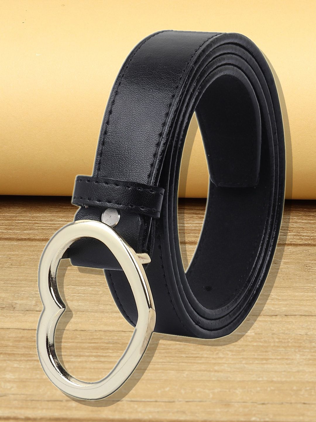 URBAN ALFAMI Women Black PU Belt Price in India