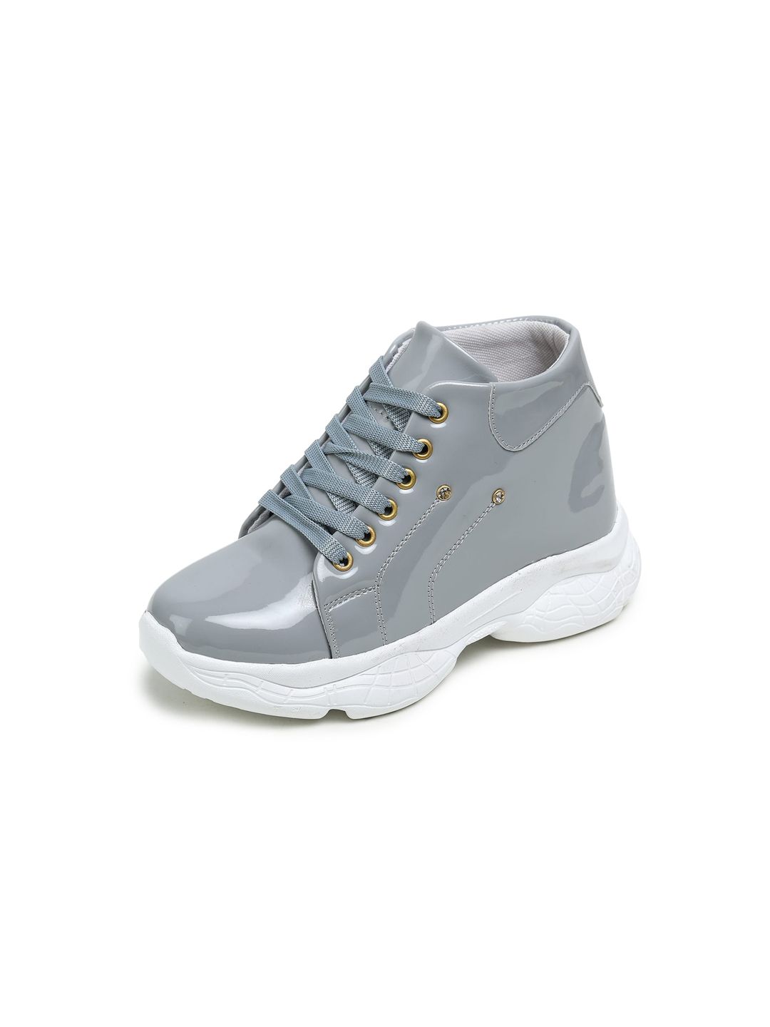 BOOTCO Women Grey Sneakers Price in India