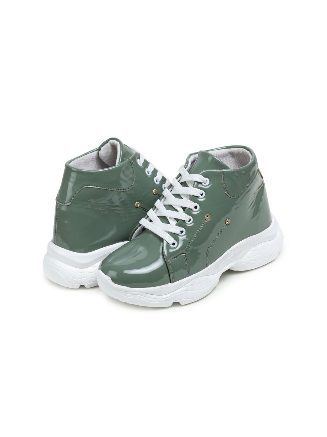 BOOTCO Women Green Sneakers Price in India