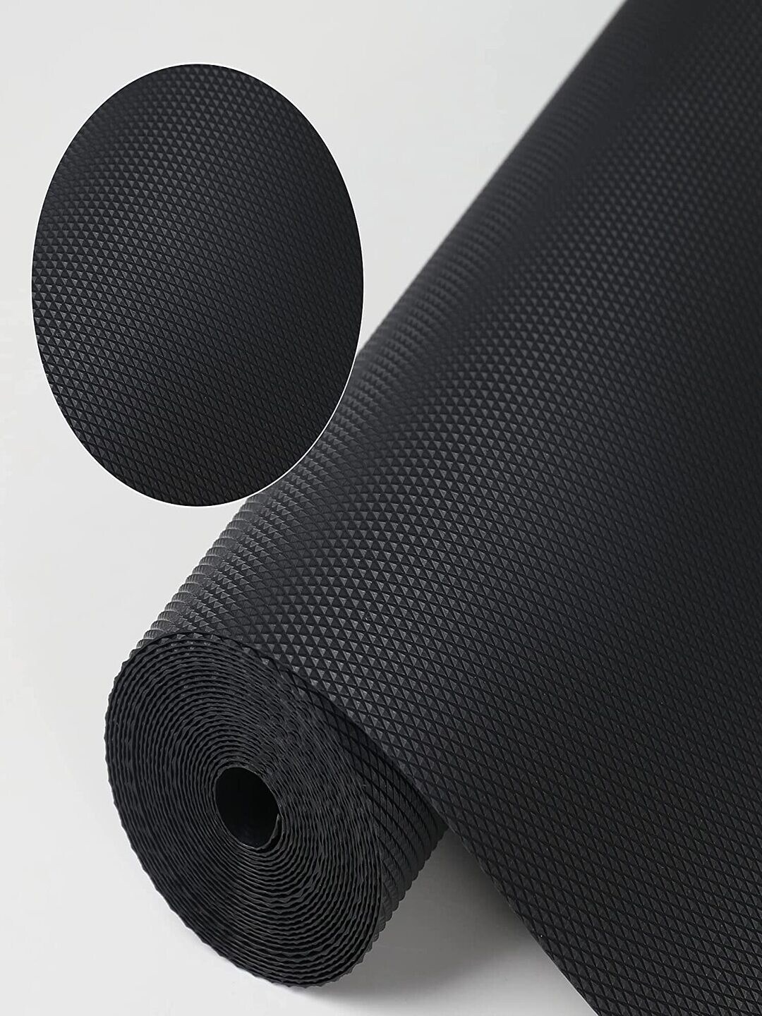 DREAM WEAVERZ Black Textured 10 Metre Skid Resistant Anti-Slip Drawer & Shelf Liner Price in India