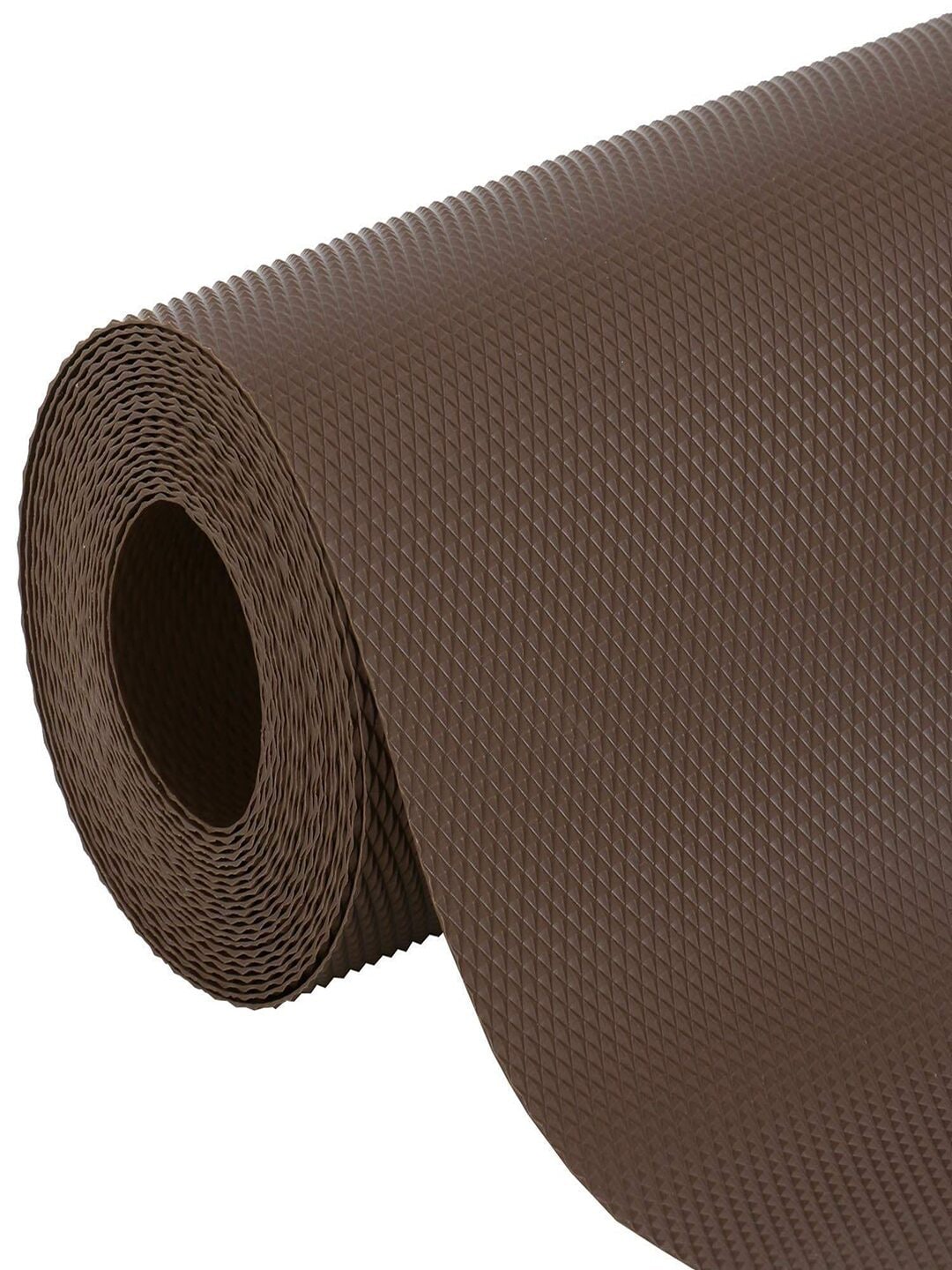 DREAM WEAVERZ Brown Textured 10m Water Resistant Anti-Slip & Skid Drawer & Shelf Liner Price in India