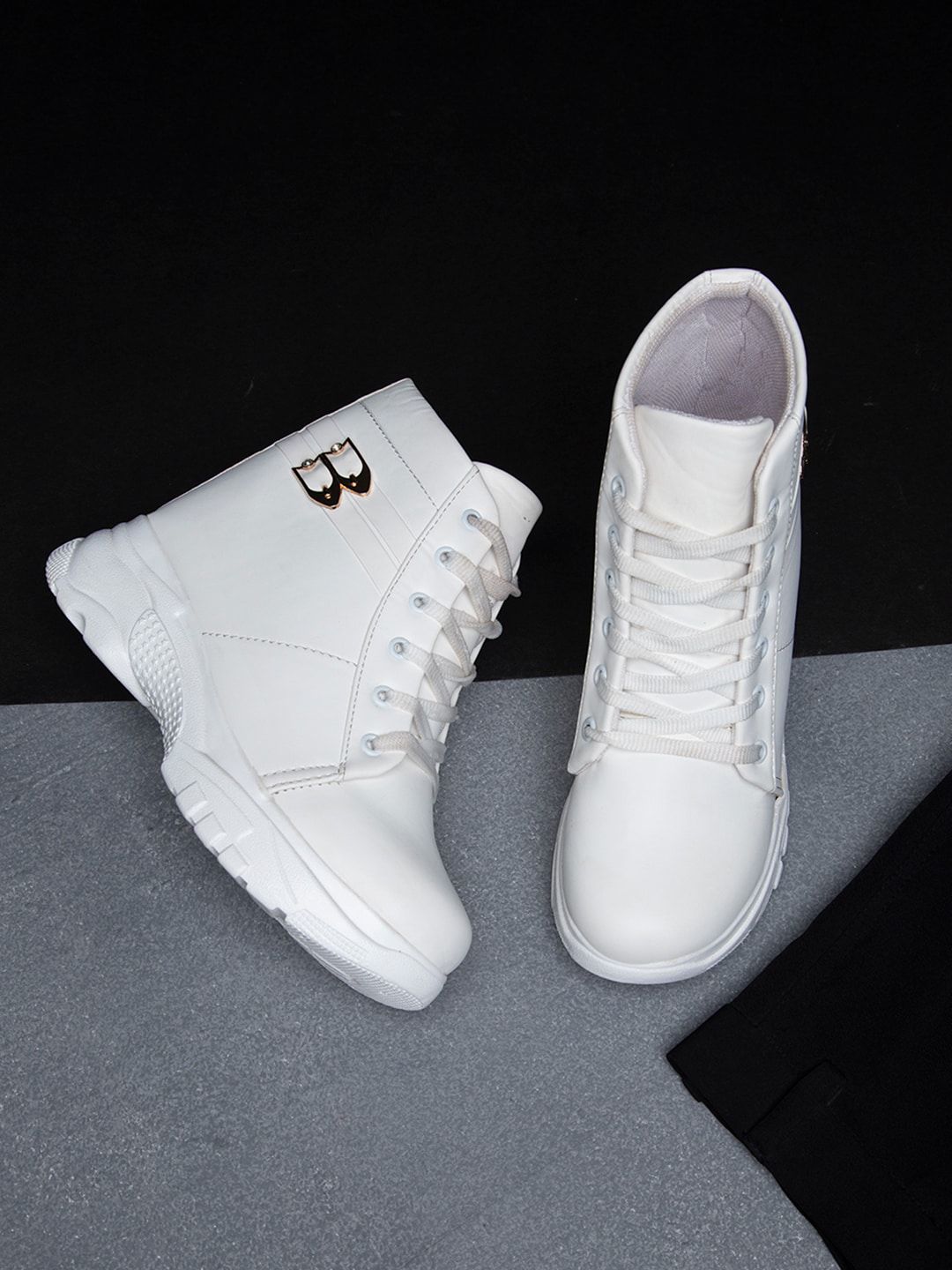 AROOM Women White Sneakers shoes Price in India
