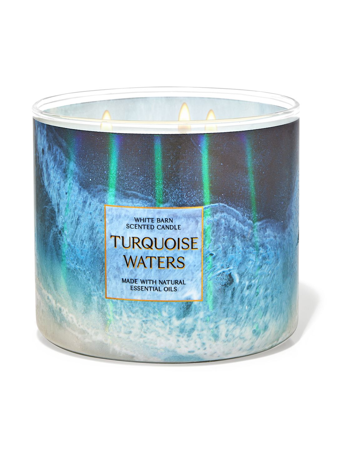 Bath & Body Works Turquoise Waters 3-Wick Candle - 411 g Price in India