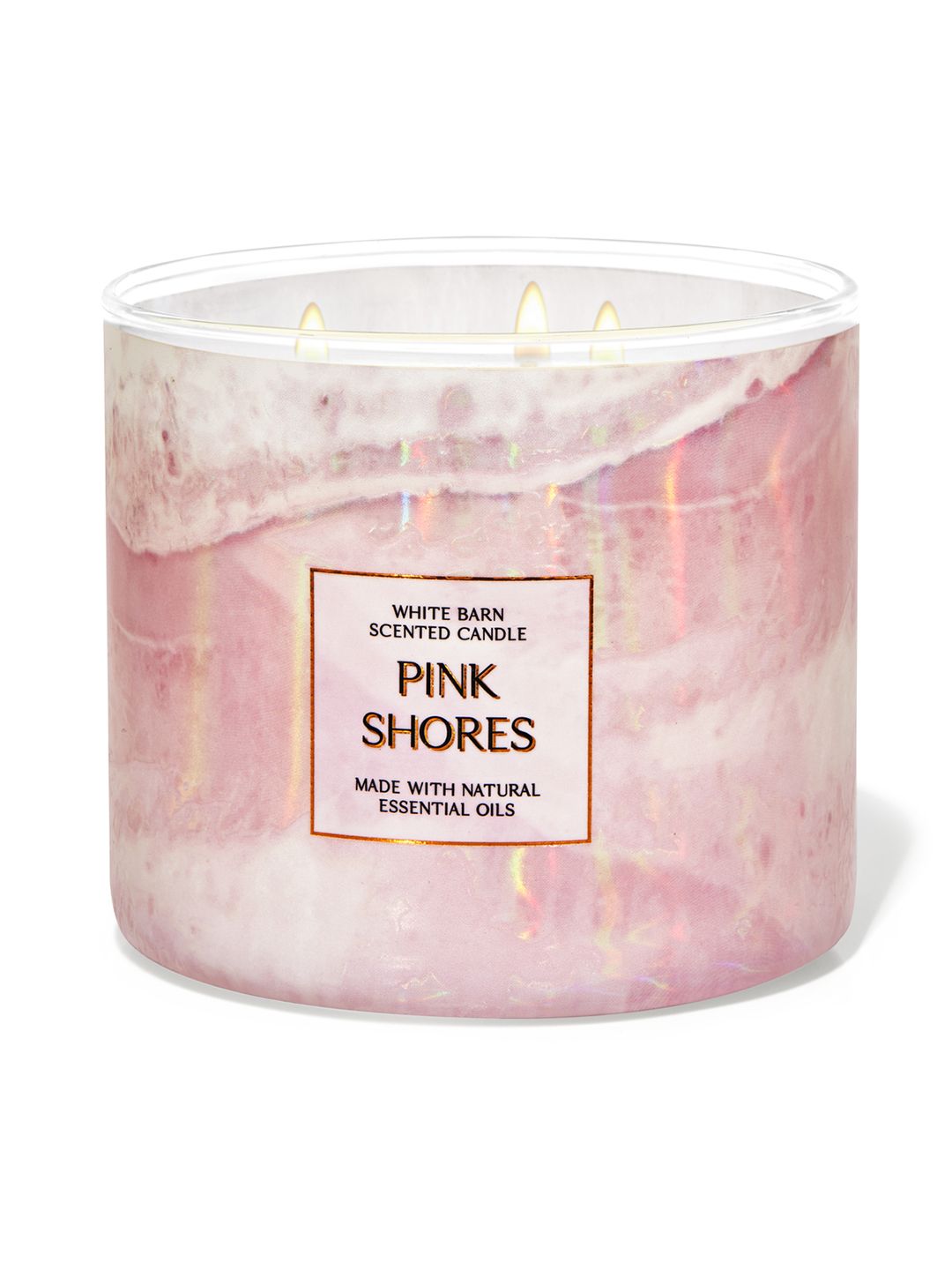 Bath & Body Works Pink Shores 3-Wick Candle - 411 g Price in India