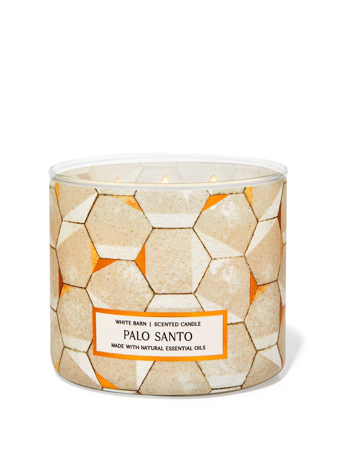 Bath & Body Works White Barn Palo Santo 3-Wick Scented Candle with Essential Oils - 411 g Price in India