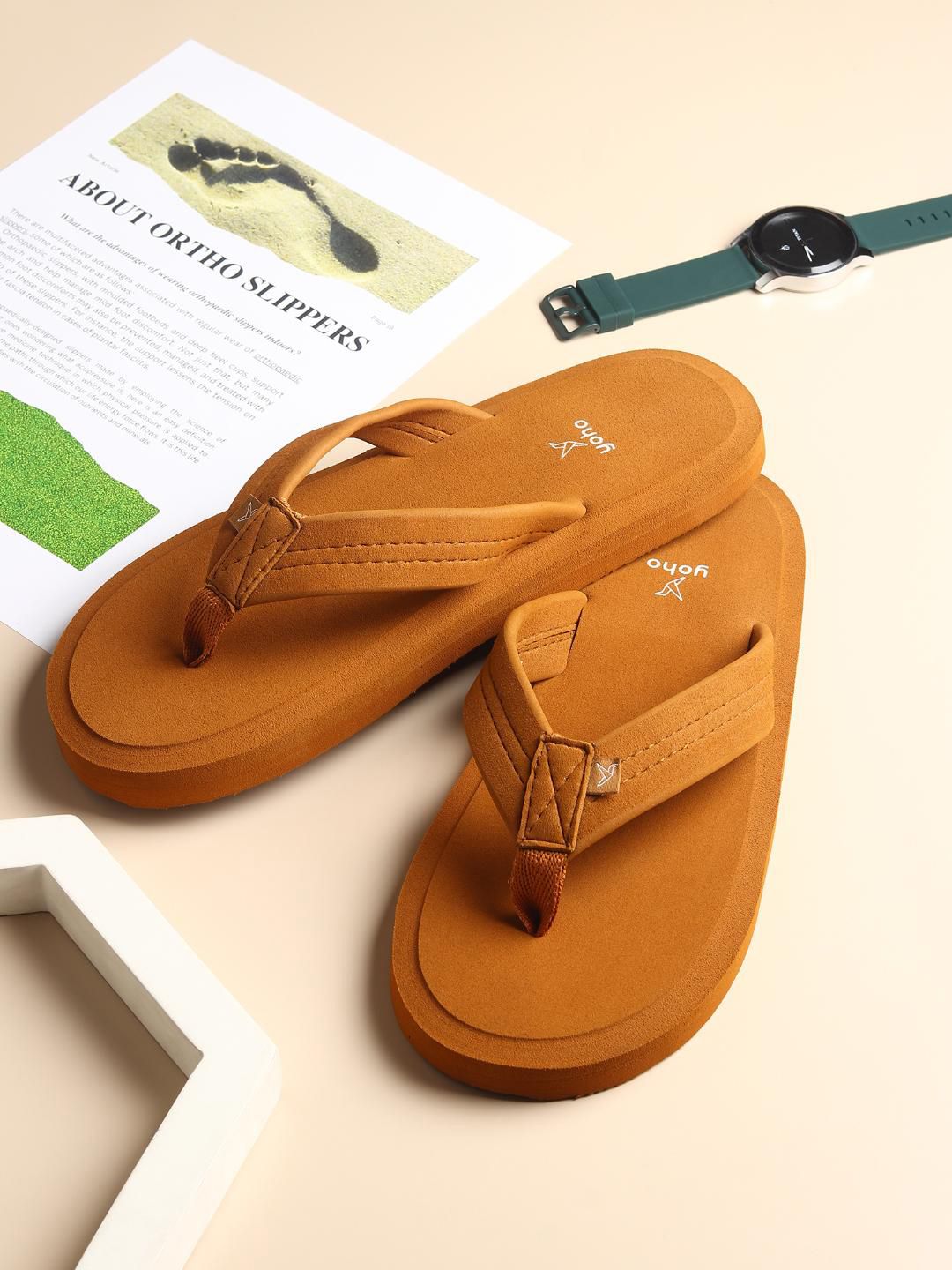 yoho Men Bubbles Ortho Comfortable Thong Flip-Flops