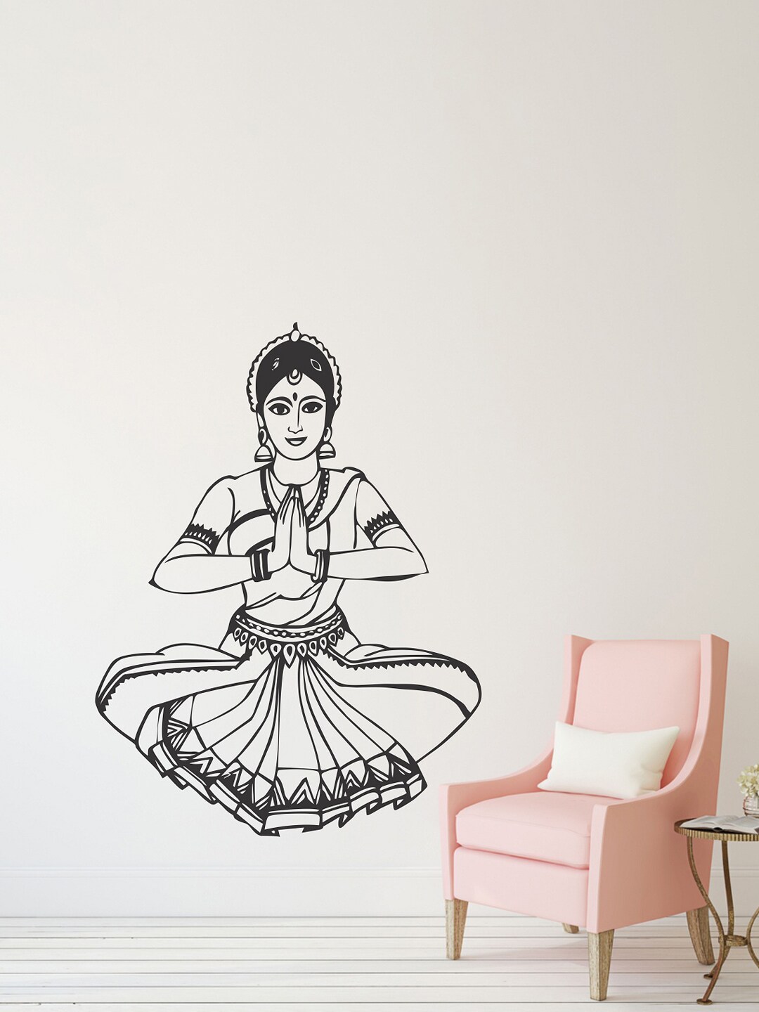WALLSTICK Black Graphic Printed Wall Stickers Price in India