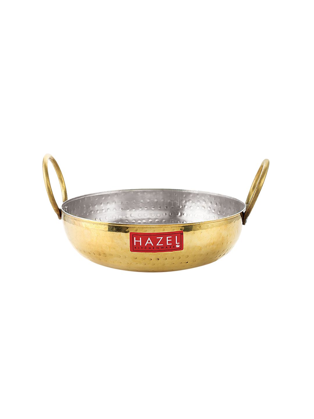 HAZEL  Gold-Toned Brass Kadai  Cookware Price in India
