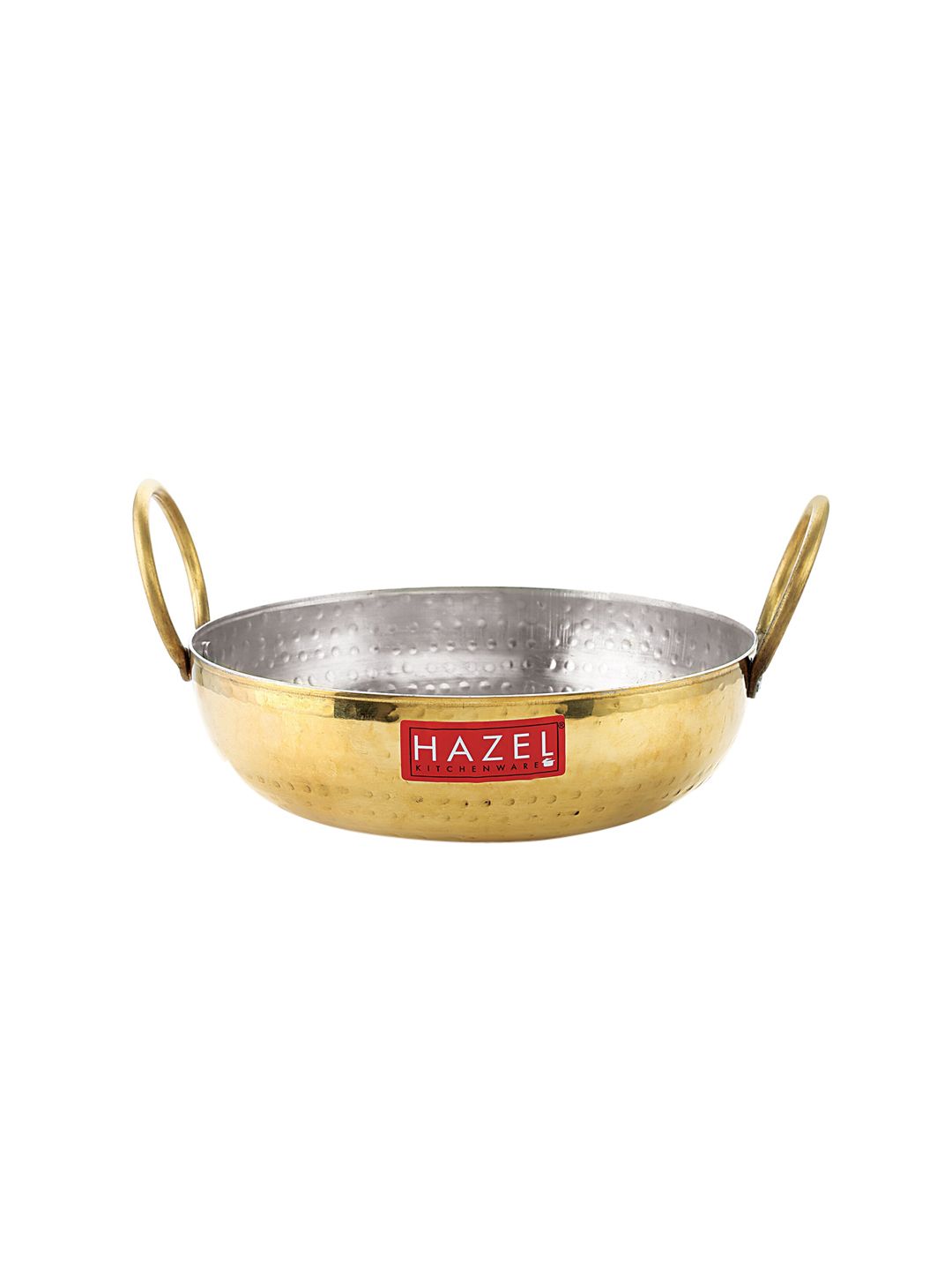 HAZEL Gold-Toned Brass Hammered Kadai Price in India
