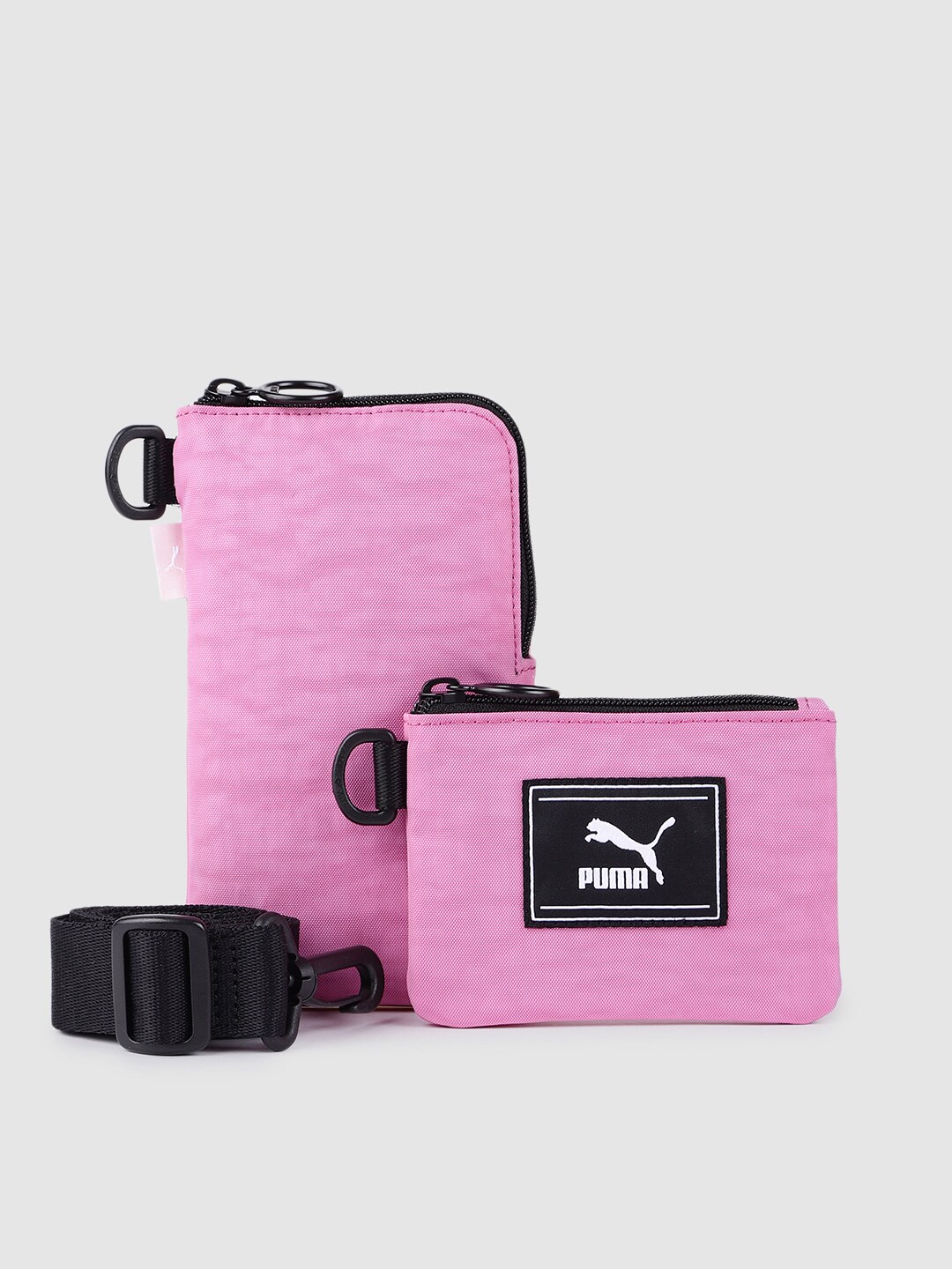 Puma Women Pink Prime Time Mobile Pouch with Detachable Strap Price in India