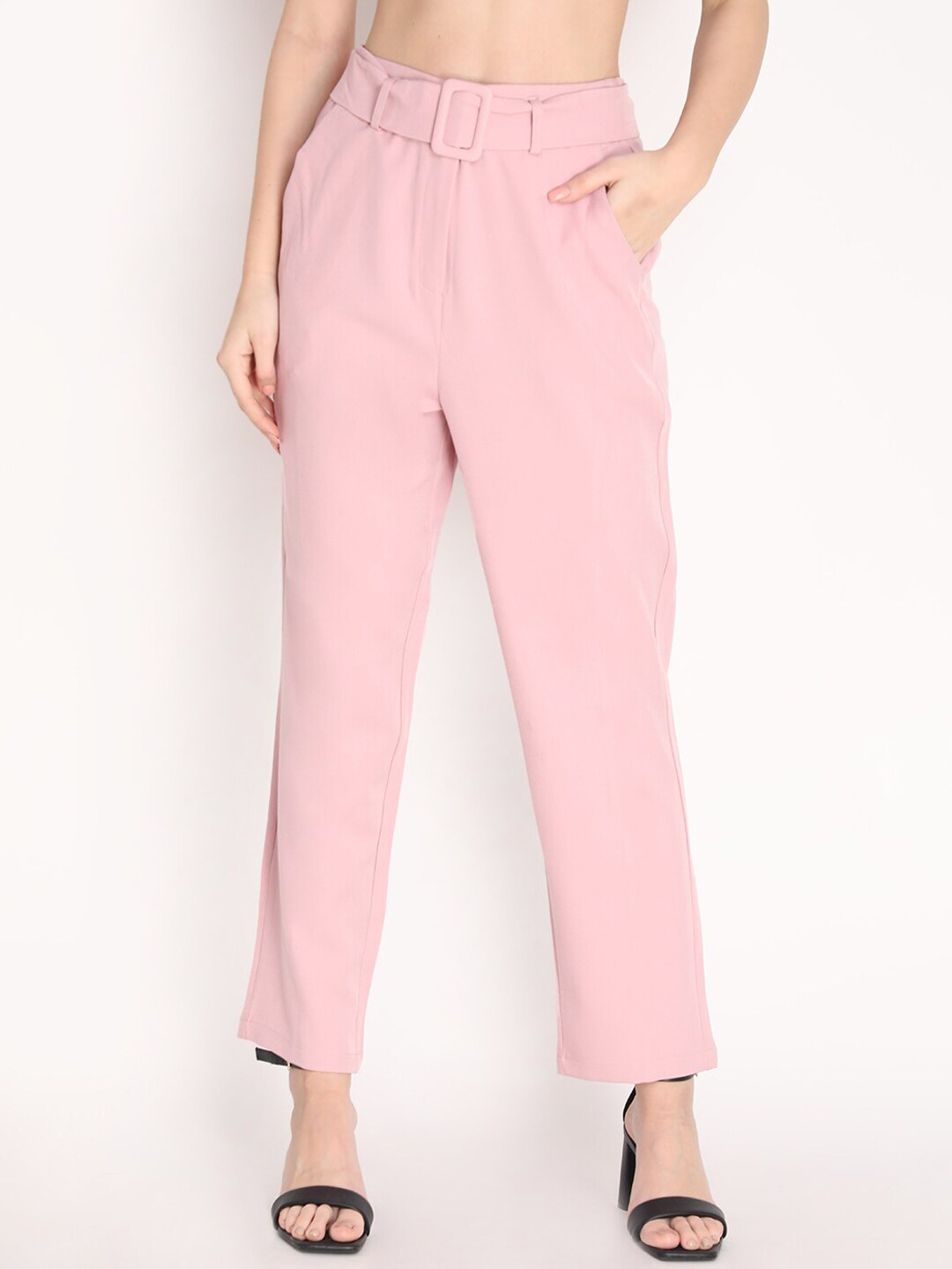 Dlanxa Women Pink Trousers Price in India