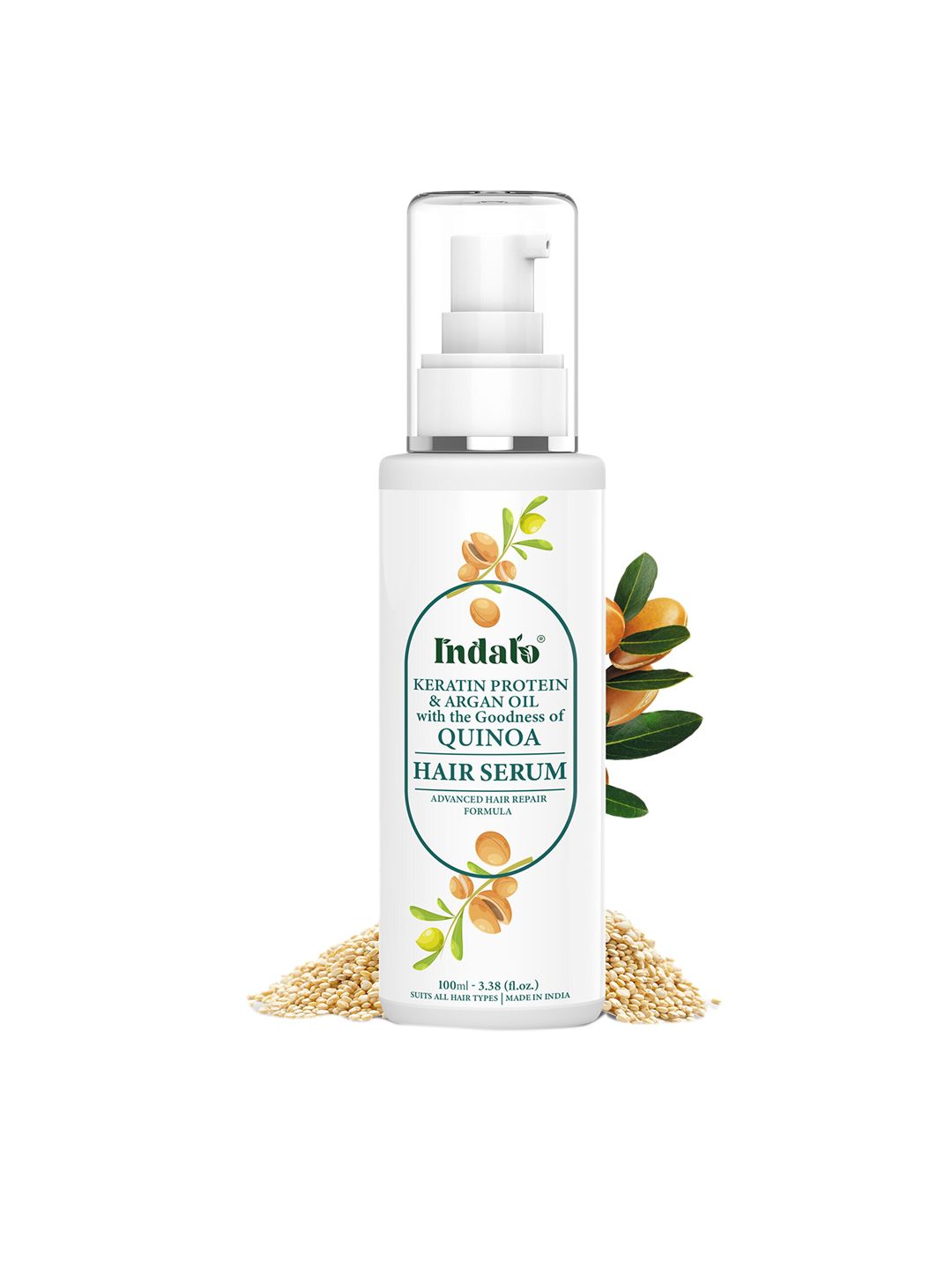 INDALO Advanced Keratin Quinoa Protein Hair Repair Serum-100ml Price in India