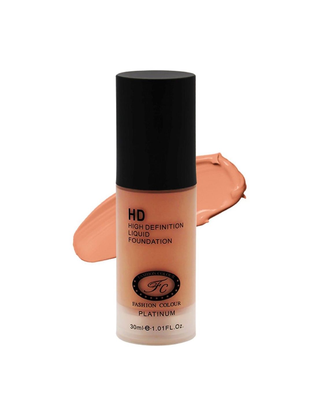 Fashion Colour Peach HD Long Lasting Waterproof Foundation - Shade 03 30ML Price in India