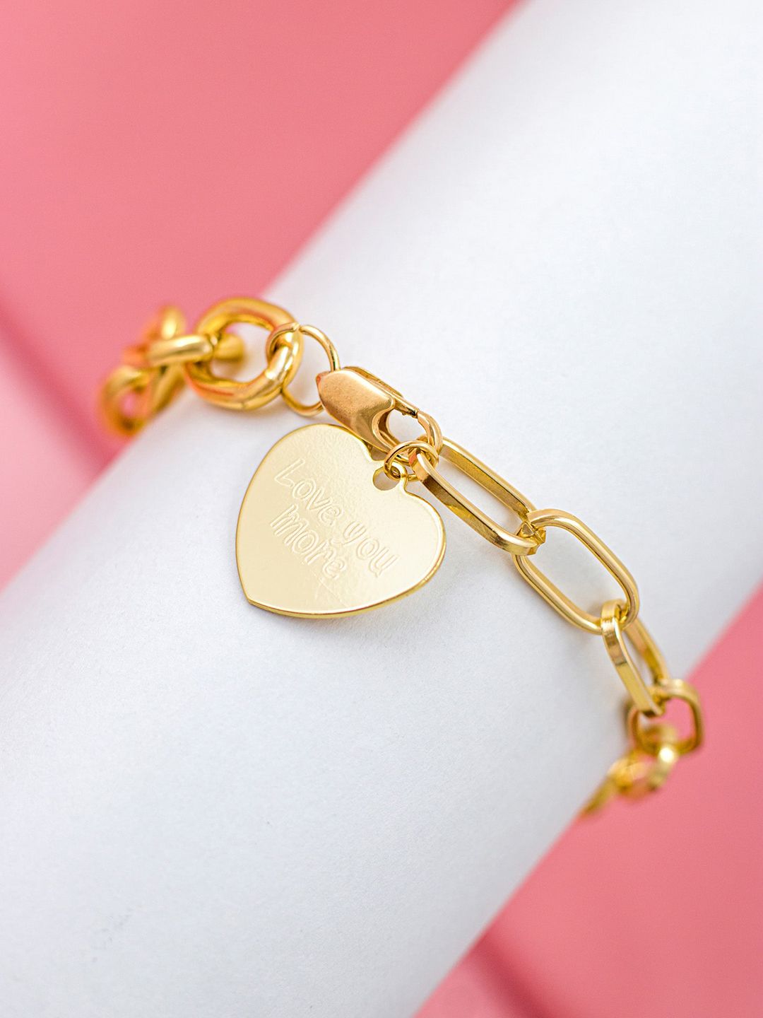 Bellofox Women Gold-Toned Link Bracelet Price in India