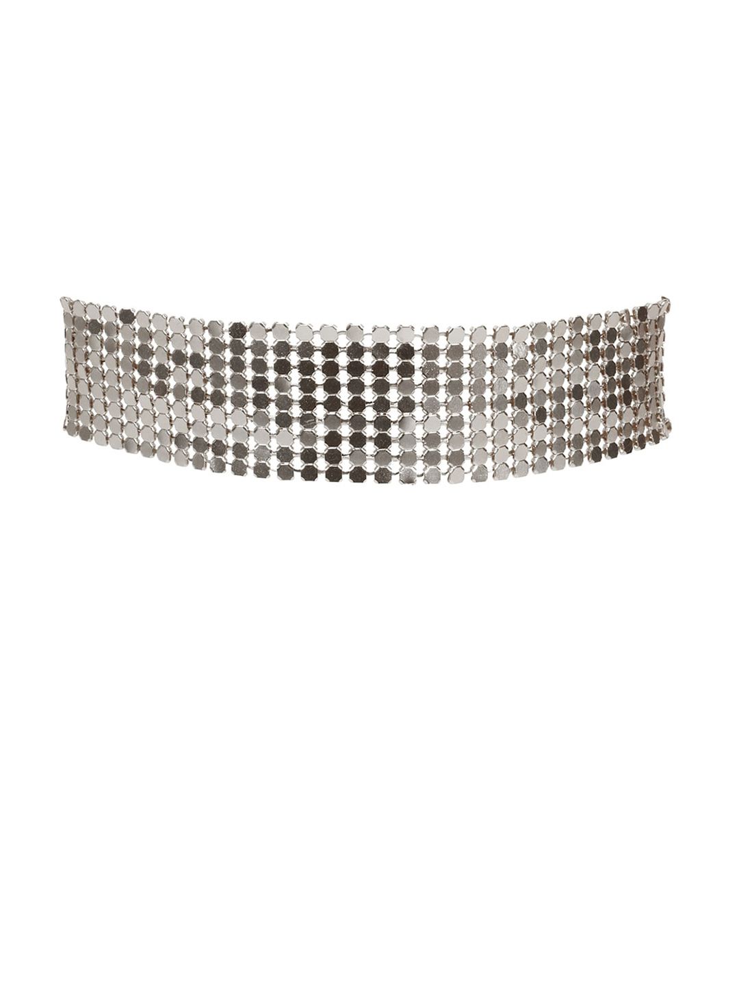 Ayesha Women Silver-Toned Silver-Plated Wraparound Bracelet Price in India