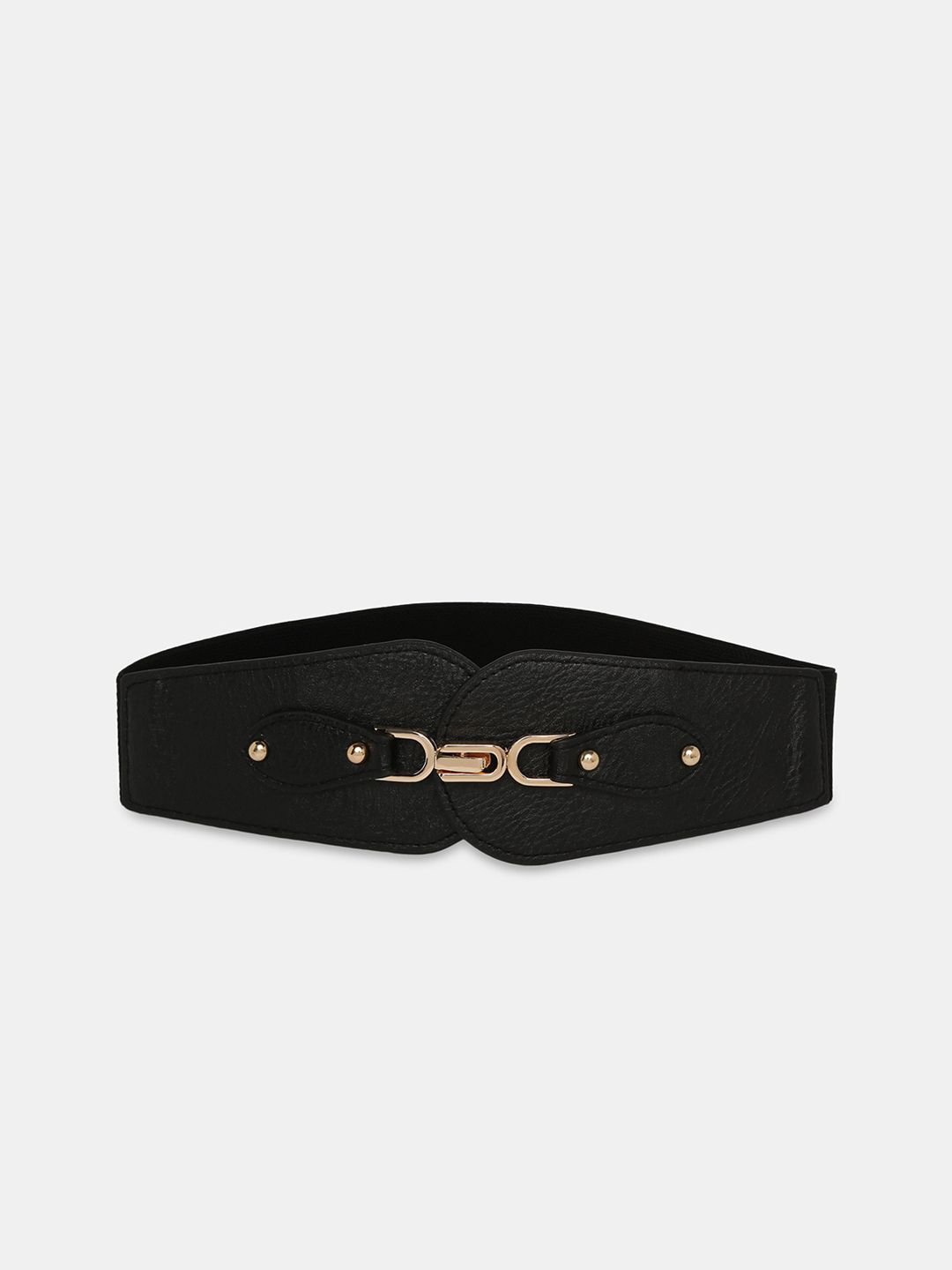 20Dresses Women Black Textured PU Belt Price in India