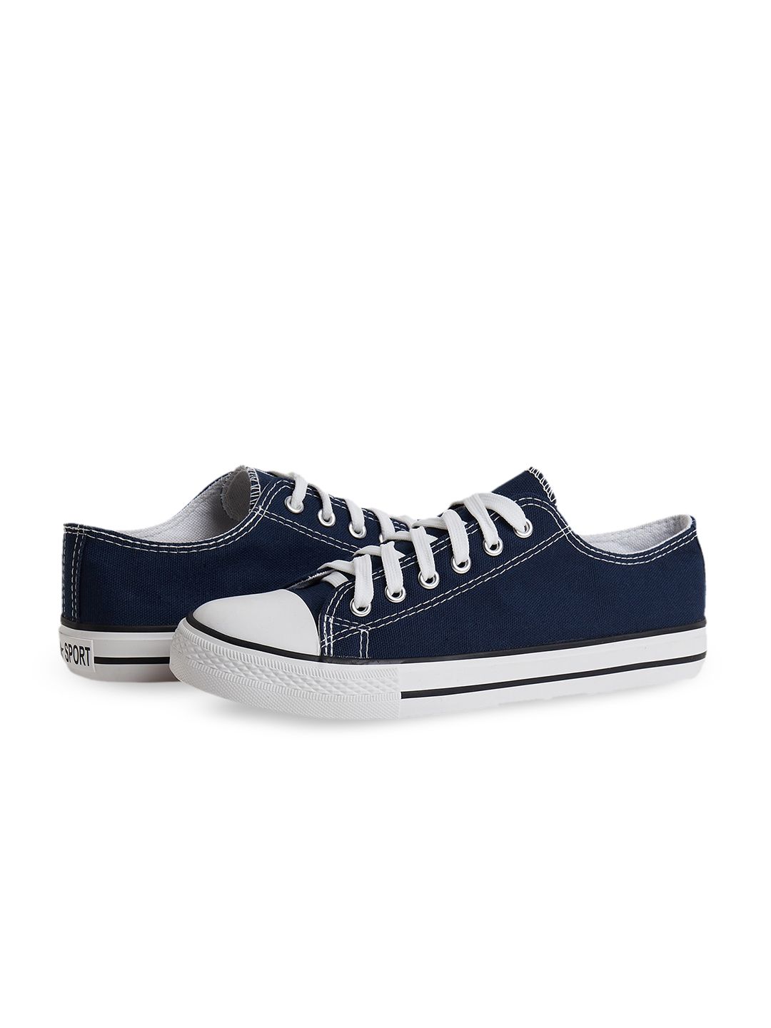 MOZAFIA Women Navy Blue Sneakers Price in India