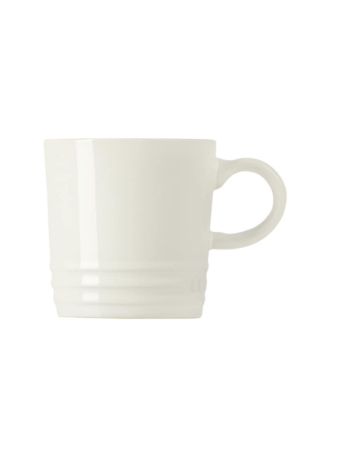 LE CREUSET White Solid Stoneware Glossy Mugs Set of Cups and Mugs Price in India