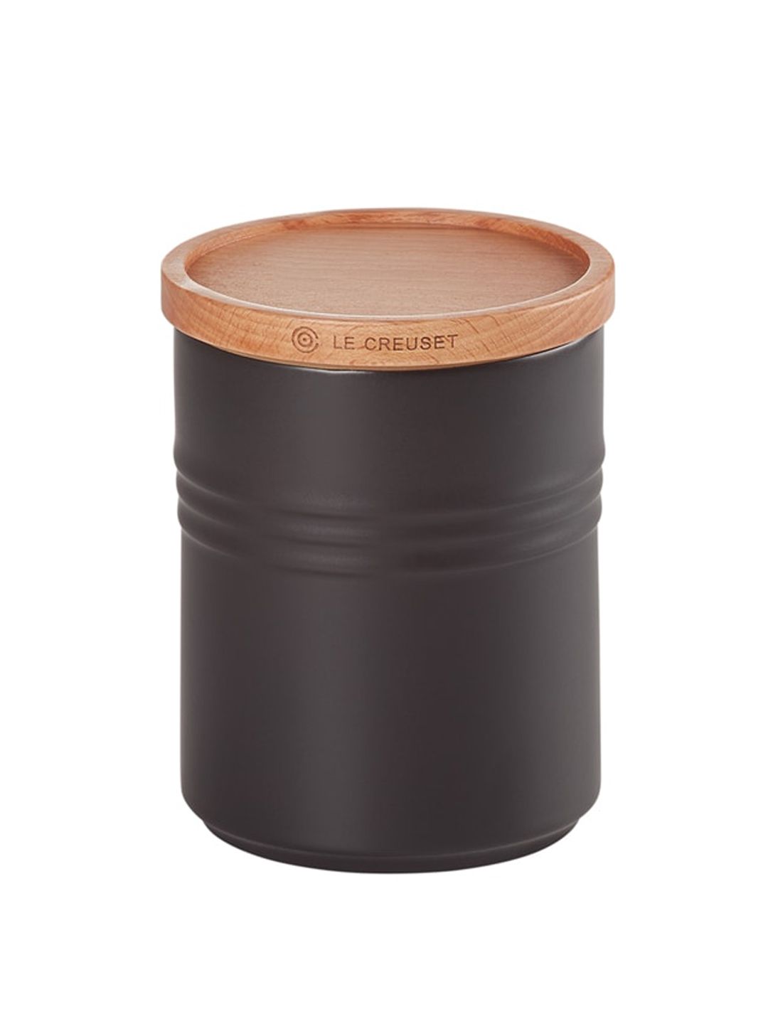 LE CREUSET Black Solid Canister Store Jar With Wooden Lid Price in India