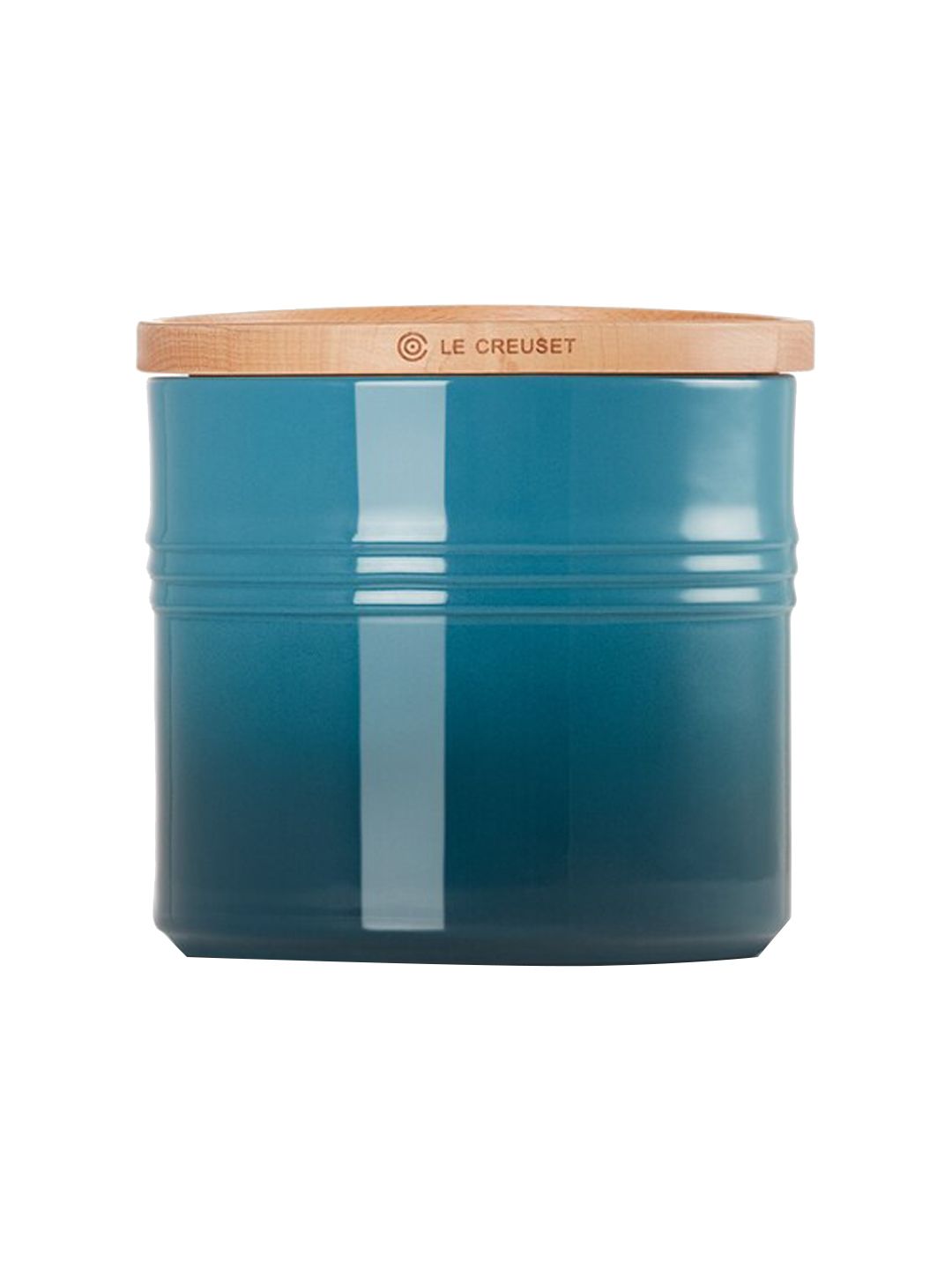 LE CREUSET Teal Blue Storage Jar With Wood Lid Price in India