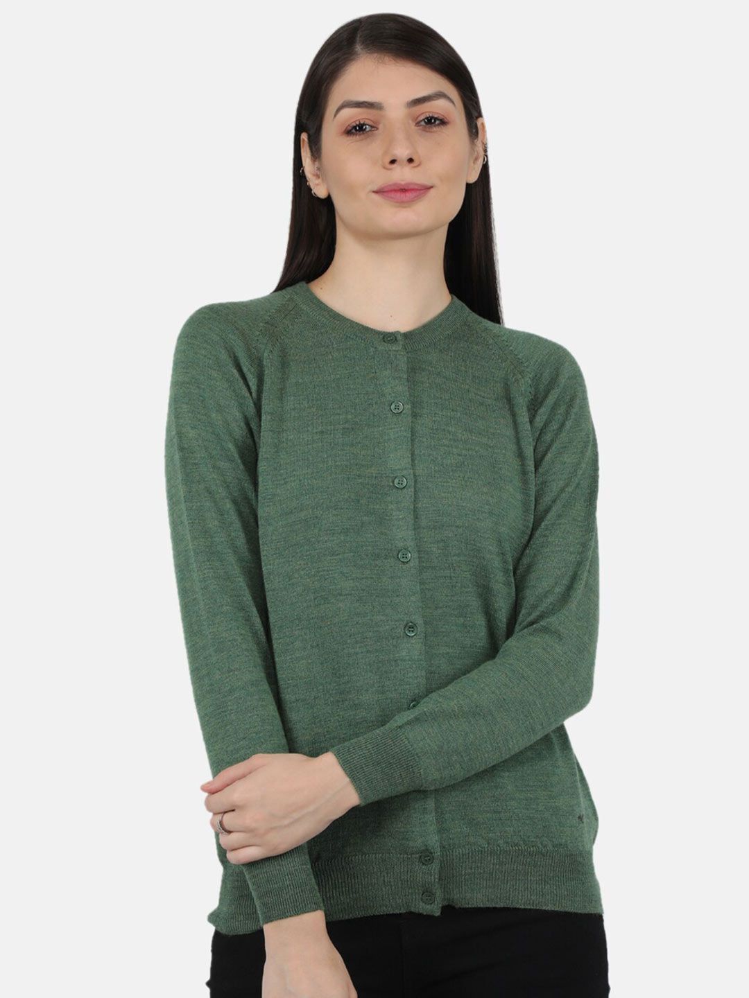 Monte Carlo Women Green Cardigan Price in India