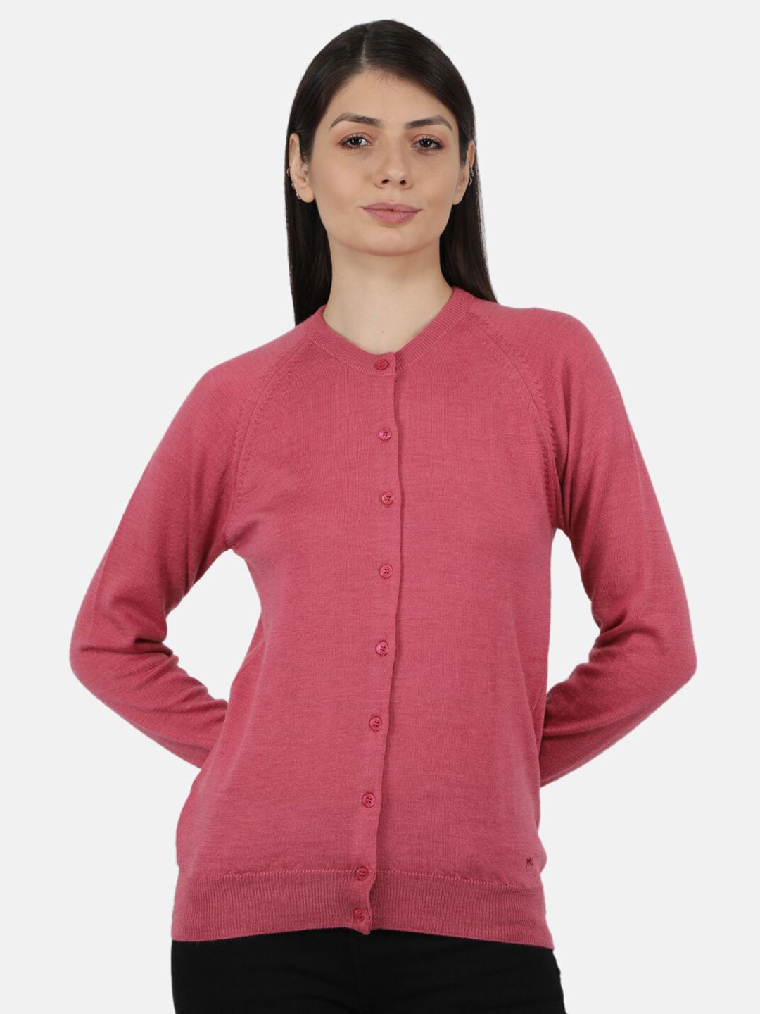 Monte Carlo Women Pink Cardigan Price in India