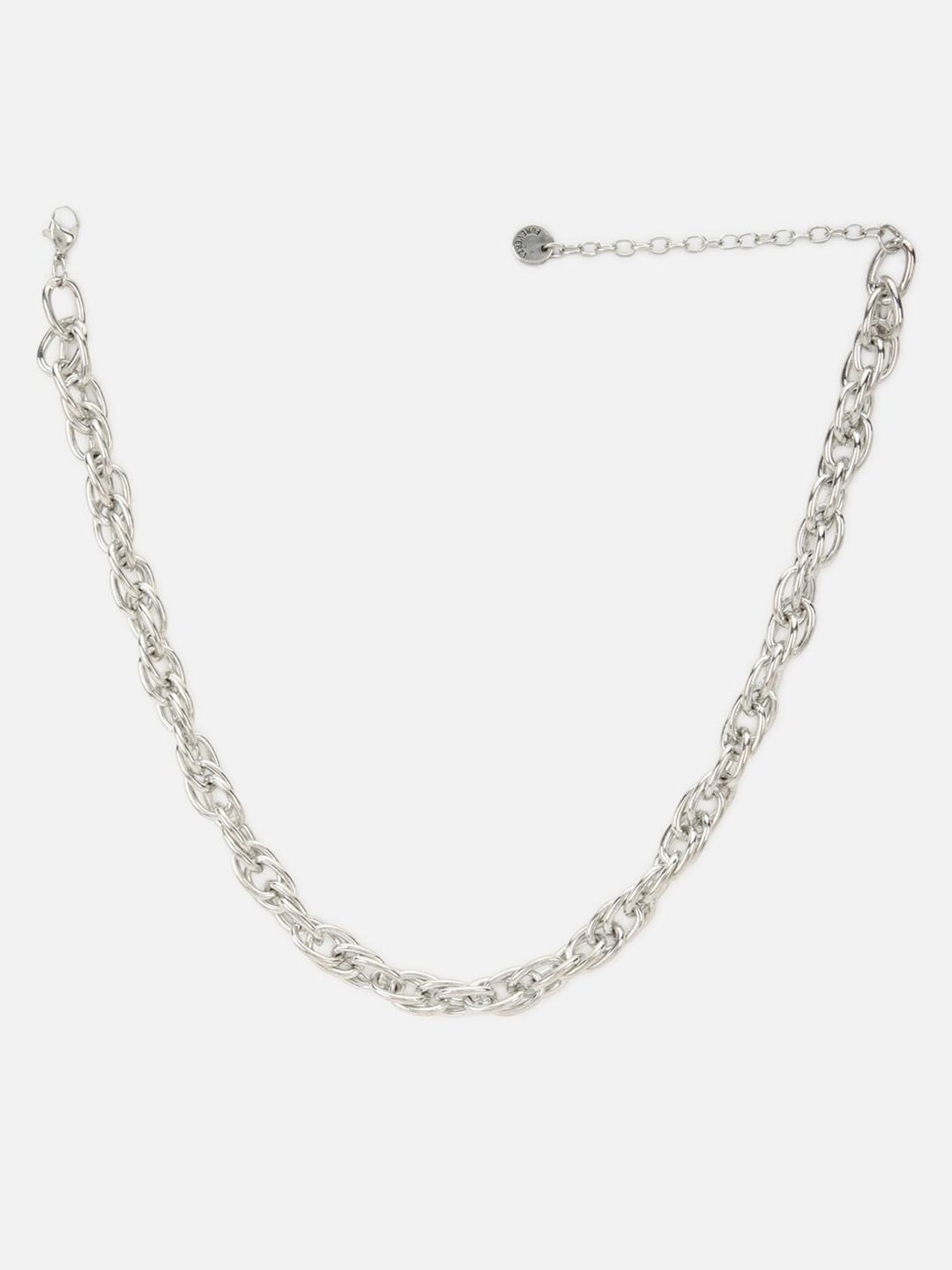 FOREVER 21 Silver-Toned Necklace Price in India