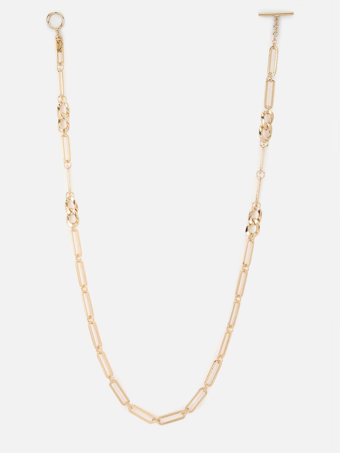 FOREVER 21 Gold-Toned  Solid Necklace Price in India