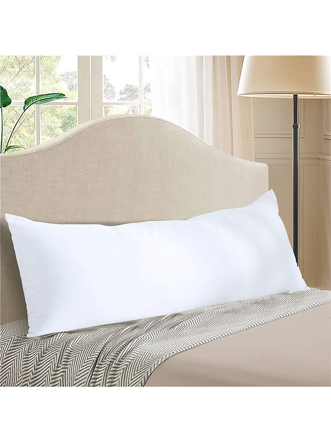Pum Pum White Solid Pillows With Cover Price in India