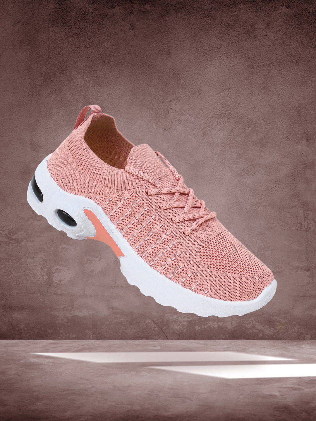 Champs Women Pink Mesh Running Non-Marking Shoes Price in India