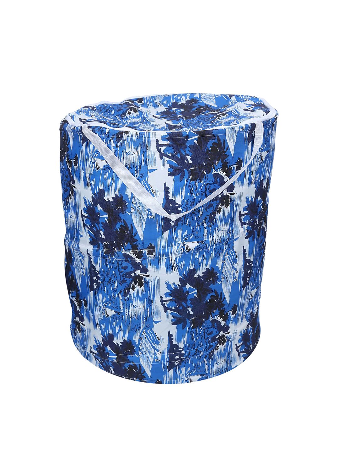 Clasiko Blue Printed Laundry Bag Price in India