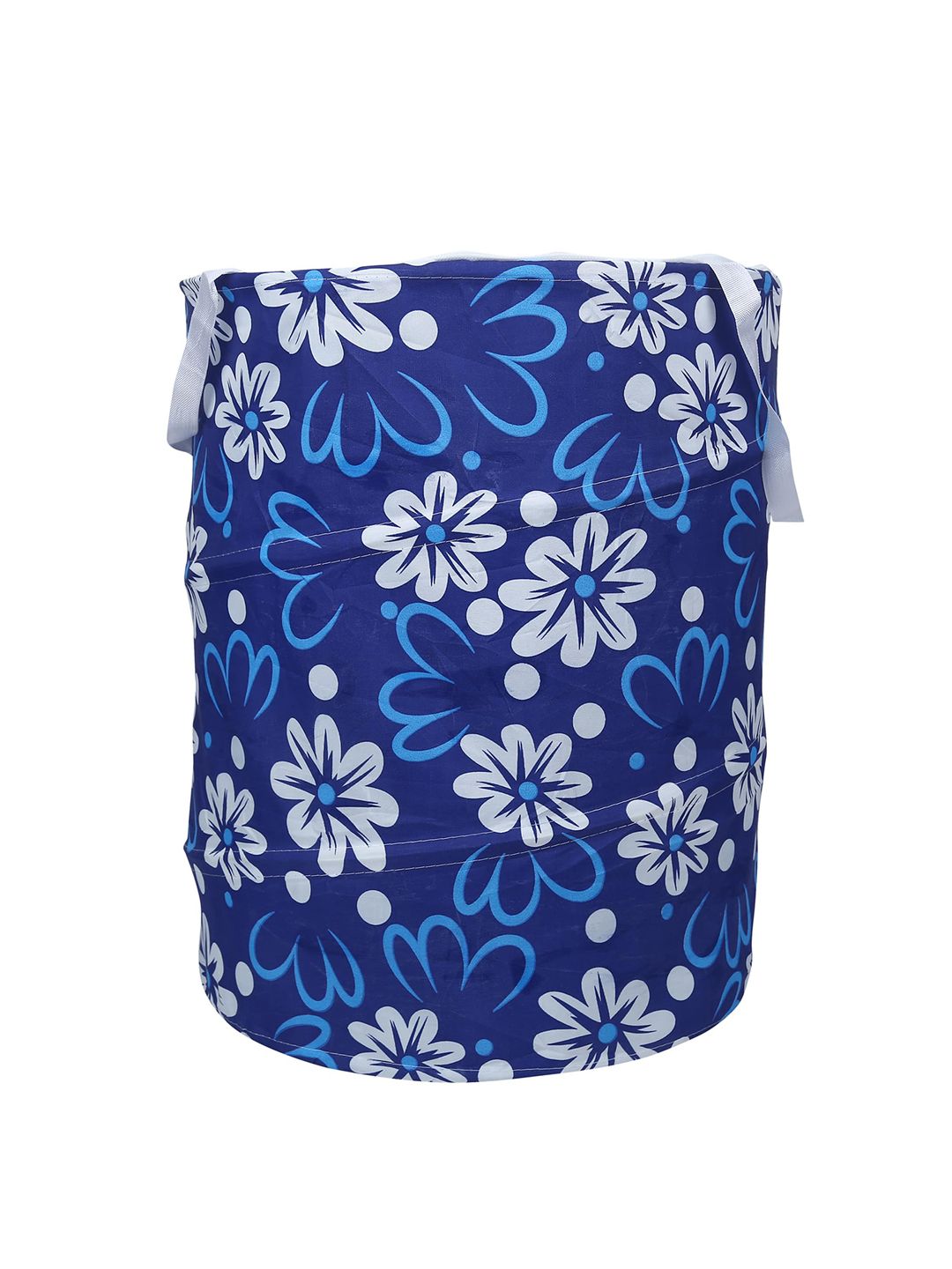 Clasiko White & Blue Printed Laundry Bag Price in India