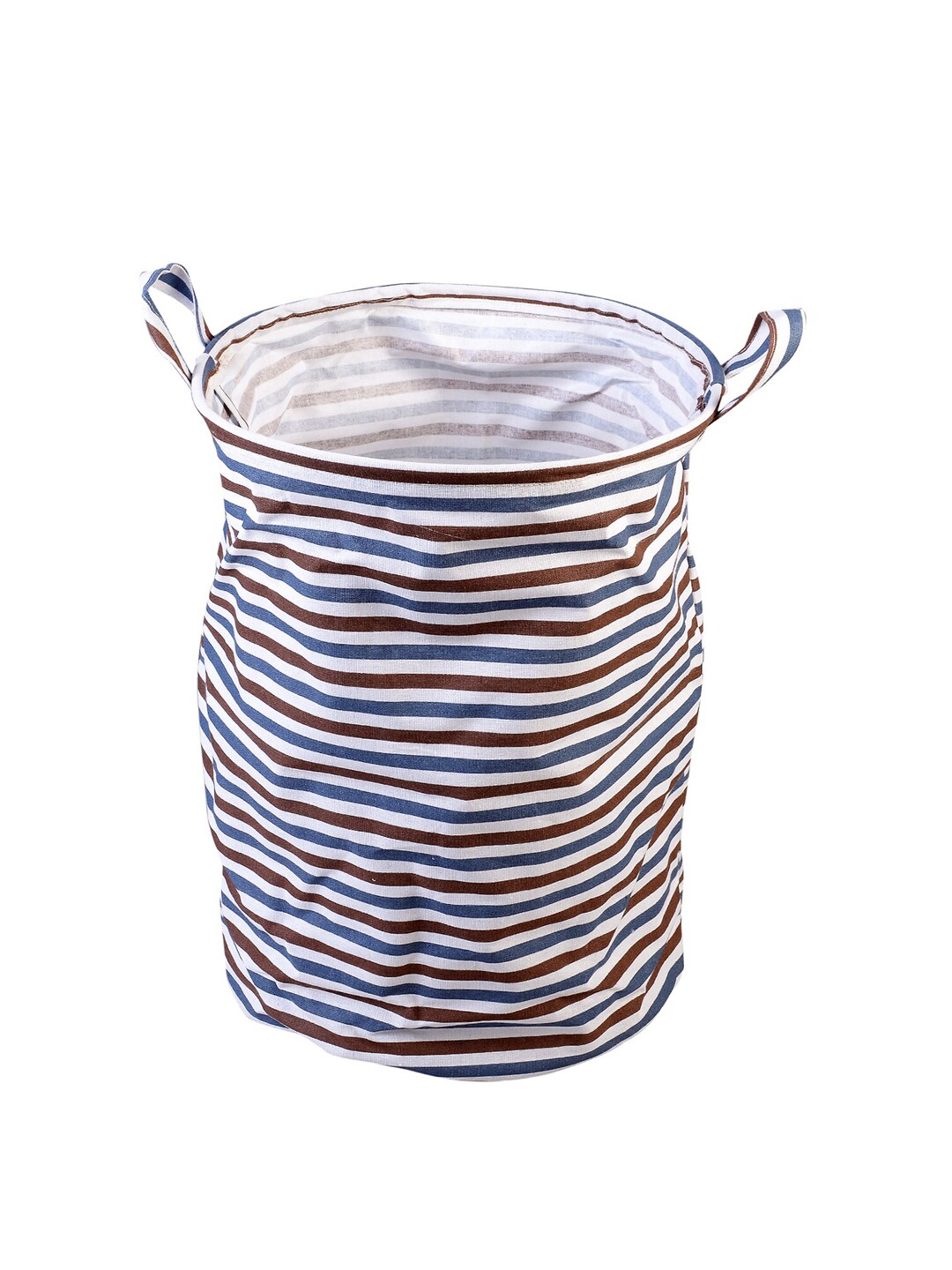 Clasiko Blue & Brown Striped Laundry Bag Price in India