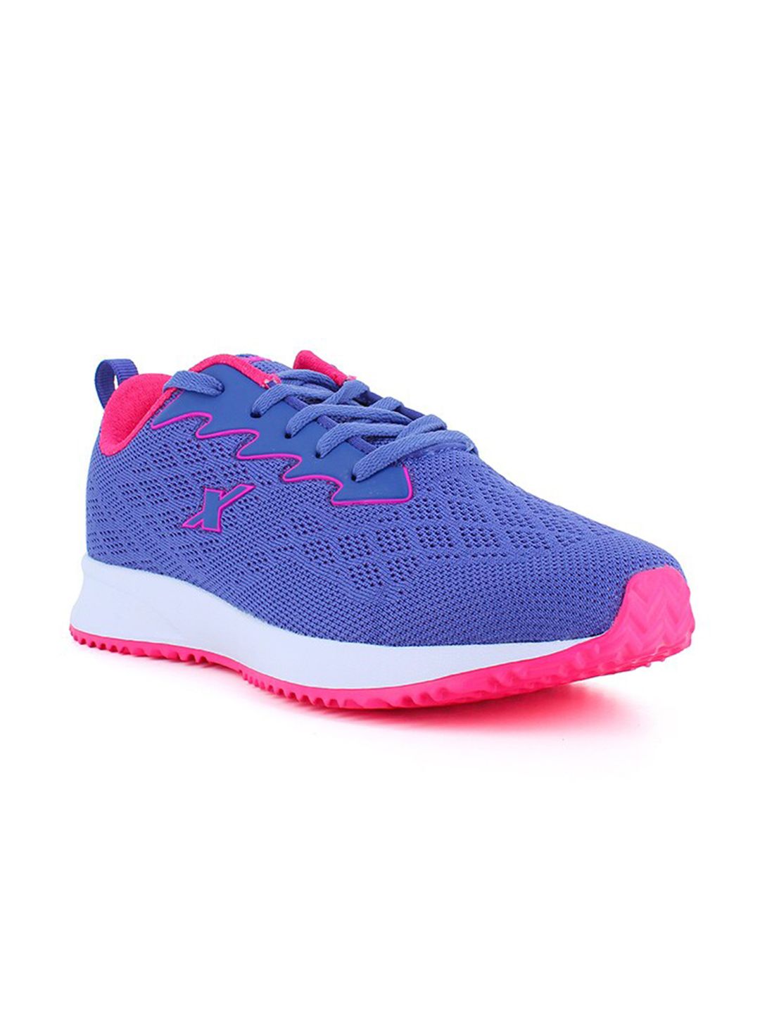 Sparx Women Blue Textile Running Non-Marking Shoes Price in India