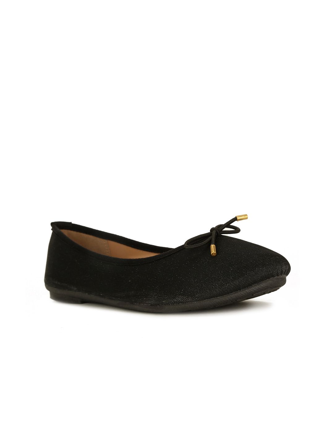 Bata Women Black Bows Flats