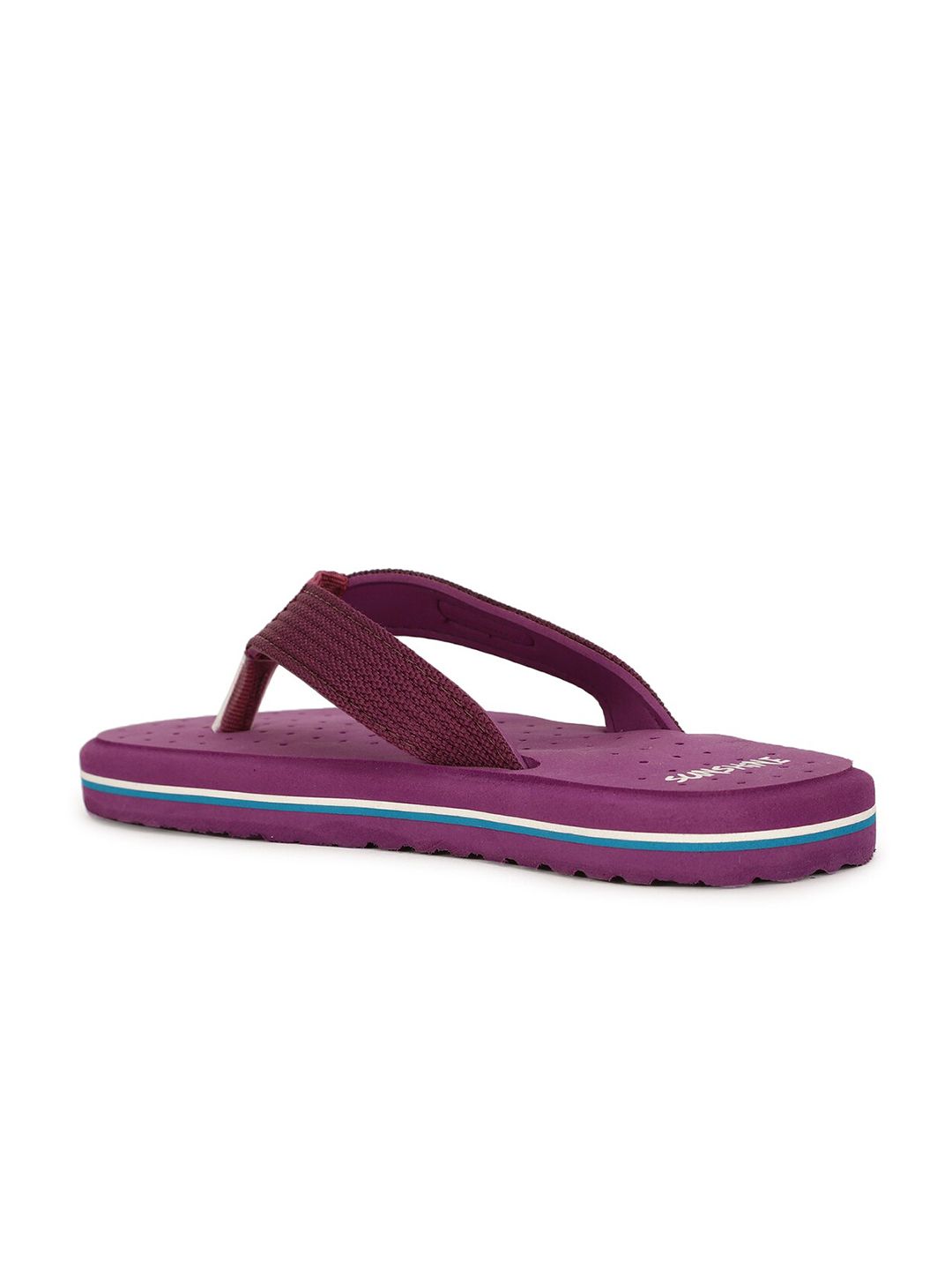 Bata Women Purple & Blue Thong Flip-Flops