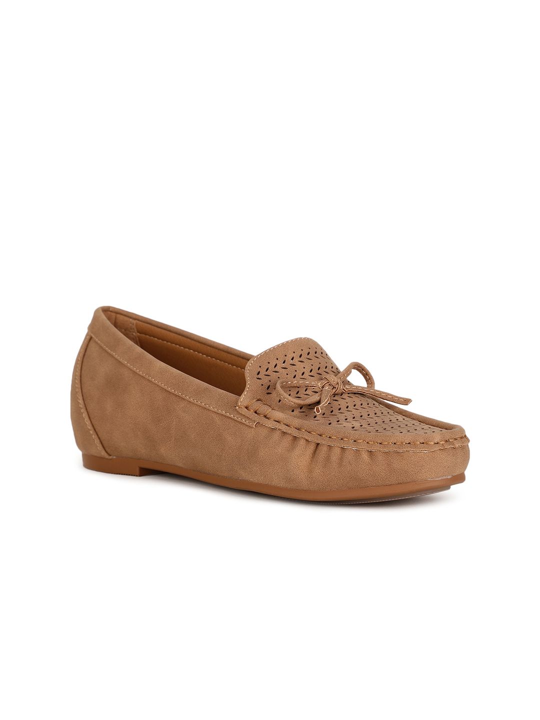 Bata Women Tan Loafers Price in India