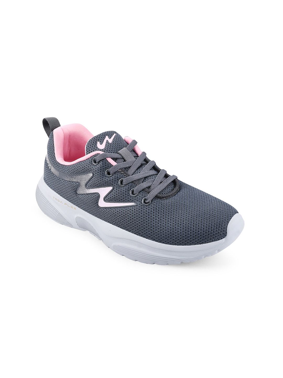 Campus Women Grey Mesh Running Marking Shoes Price in India