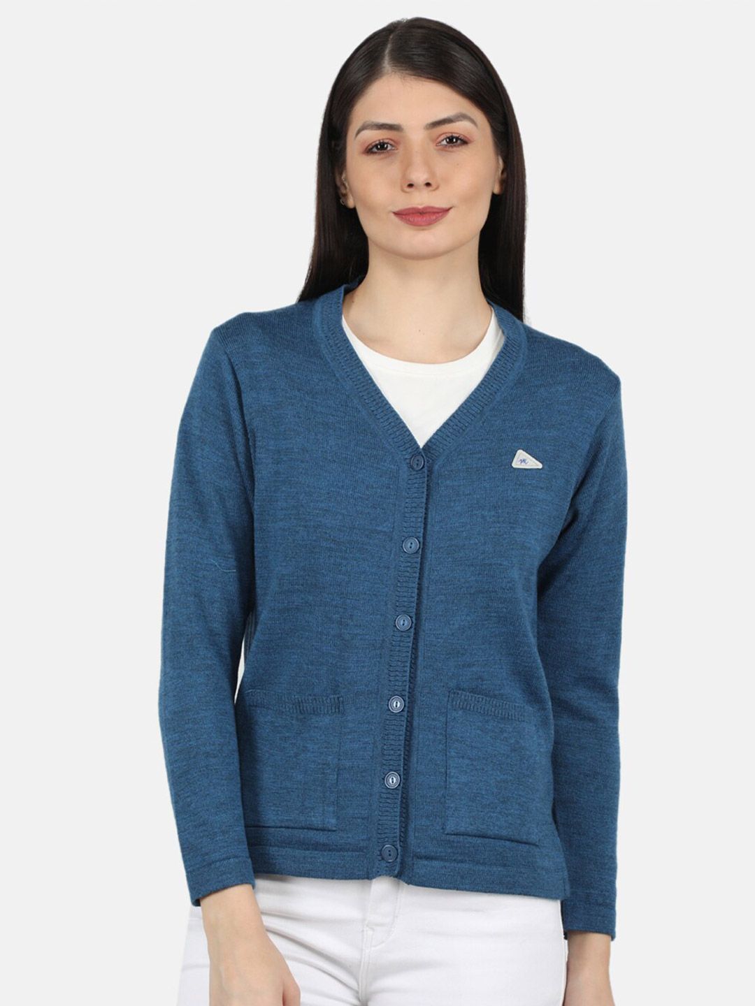 Monte Carlo Women Blue Cardigan Price in India