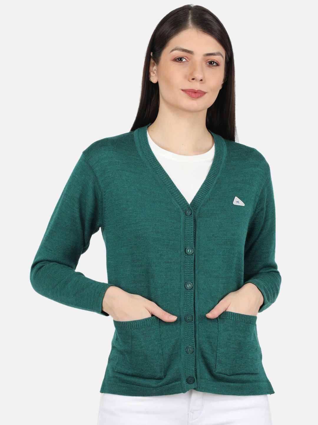 Monte Carlo Women Green Cardigan Price in India