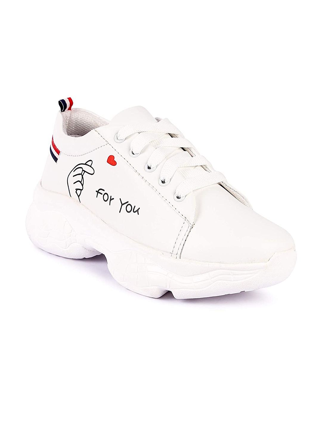 BEONZA Women White Woven Design Sneakers Price in India