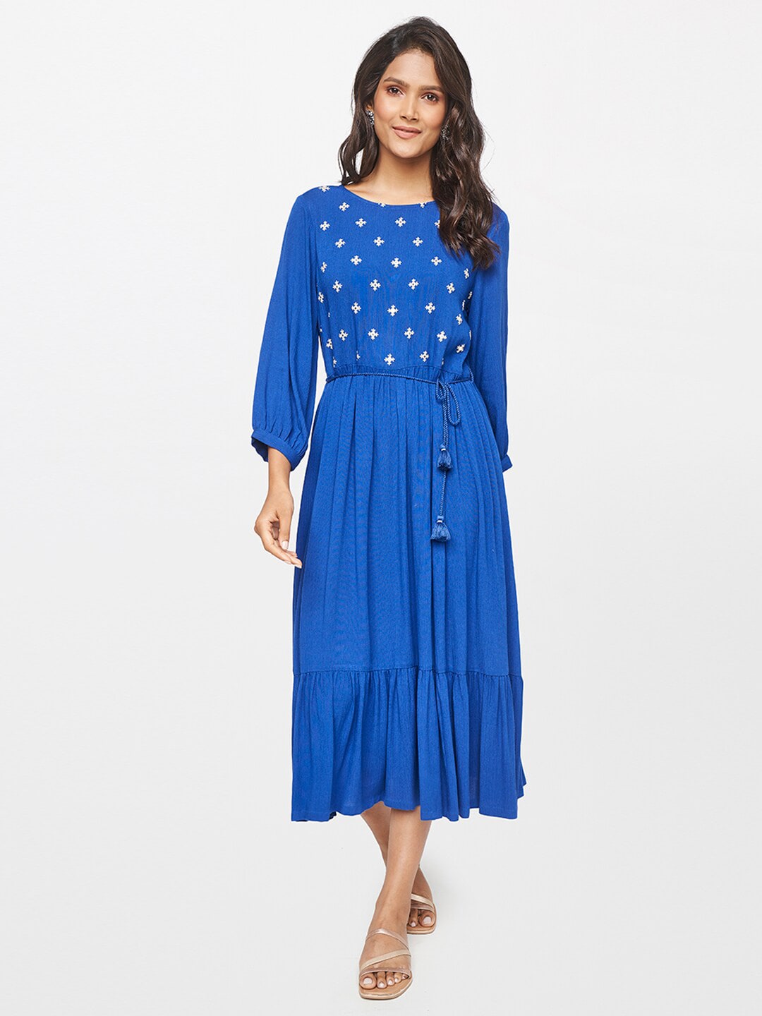 itse Blue A-Line Dress Price in India