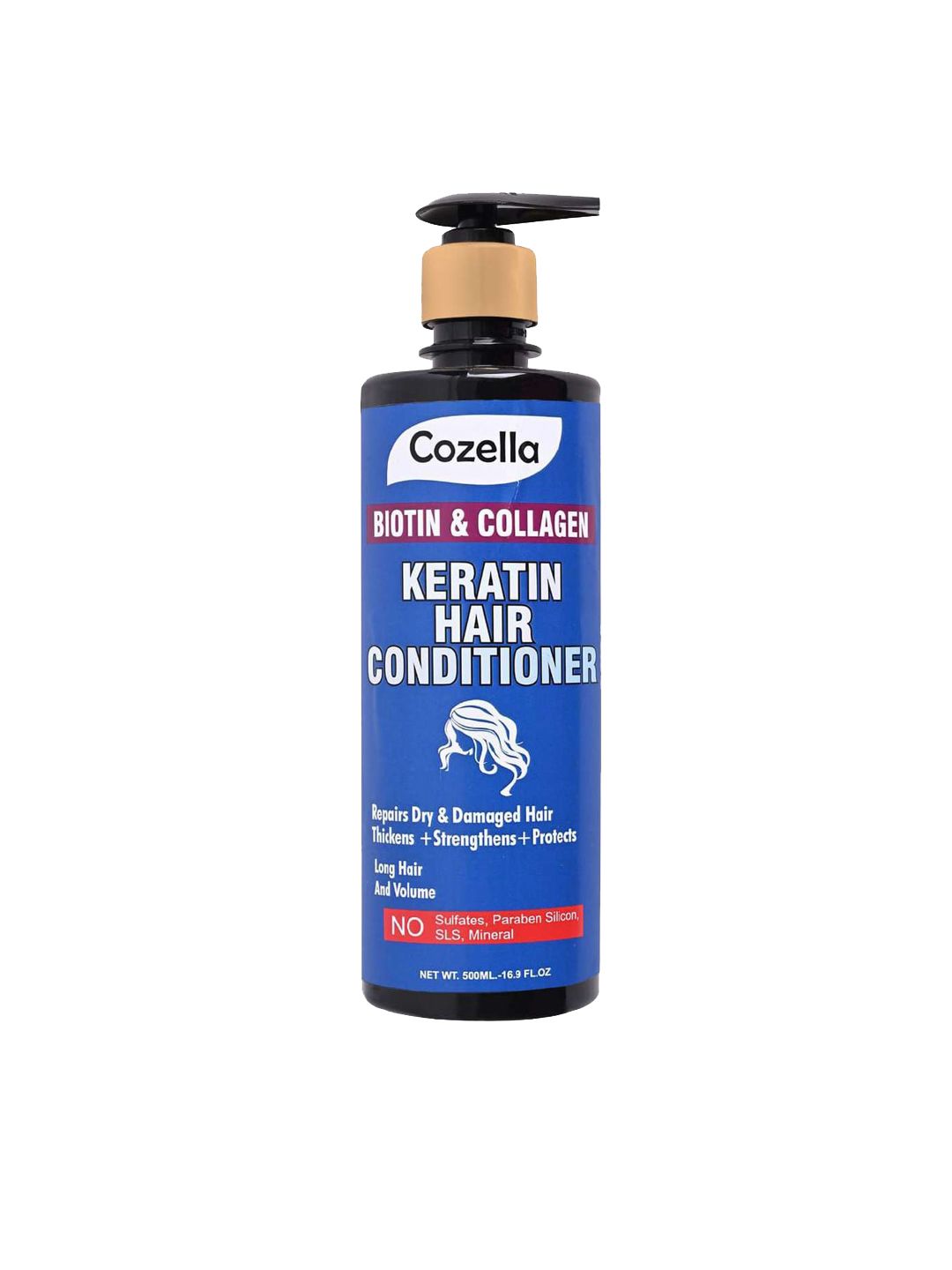 COZELLA Biotin & Collagen Keratin Hair Conditioner To Repair Dry & Damaged Hair- 500 ml