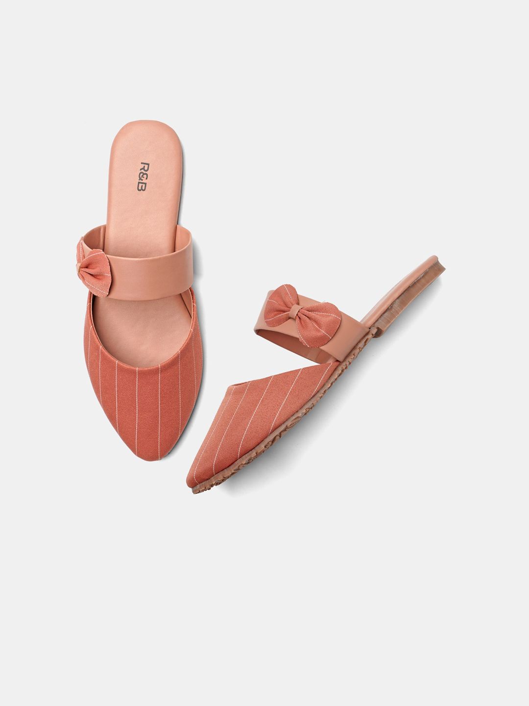 R&B Women Pink PU Slip-On Sneakers Price in India
