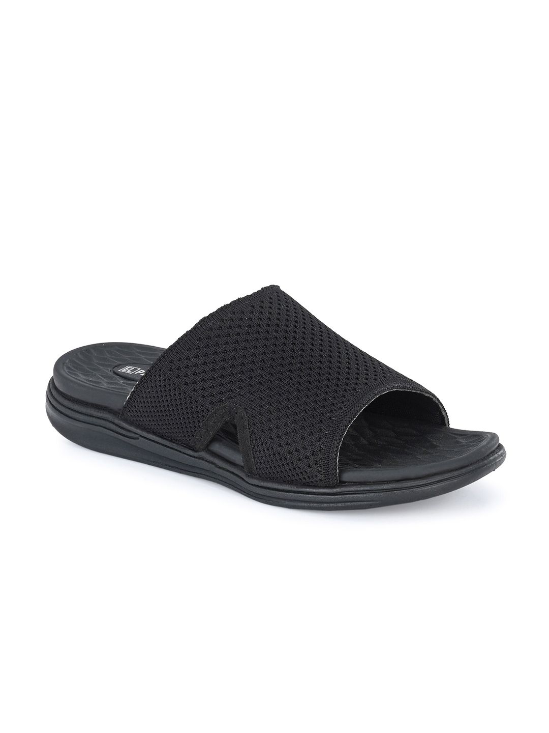 El Paso Women Black Sliders Price in India