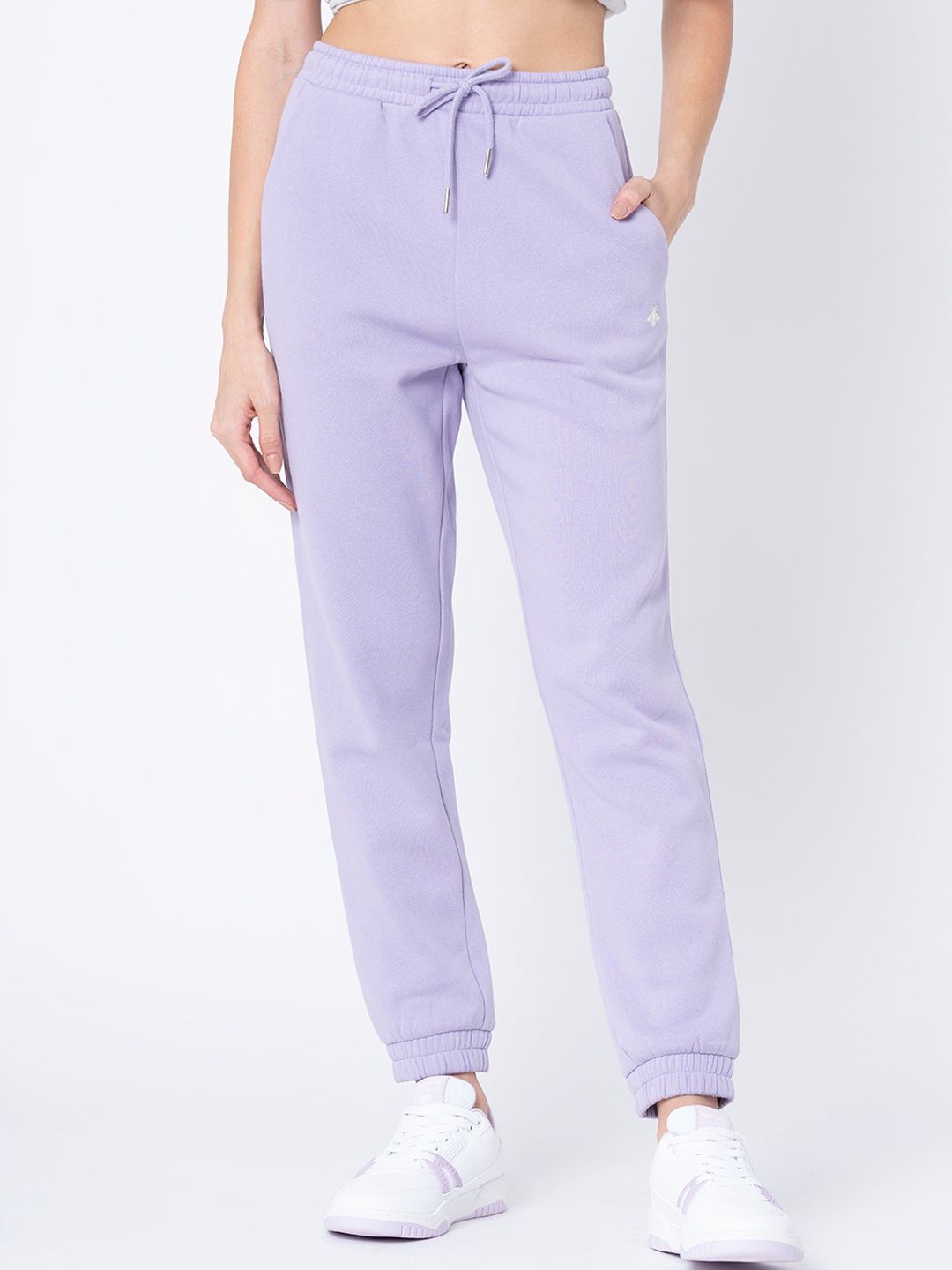 Mode by Red Tape Women Purple Solid Joggers Price in India