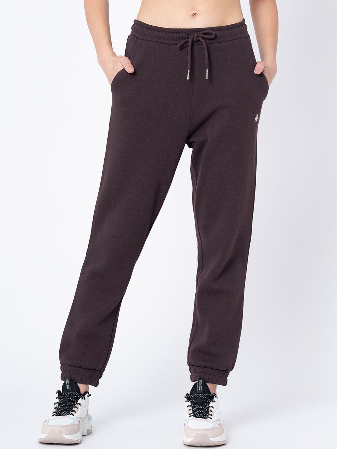 Mode by Red Tape Women Brown Track Pants Price in India
