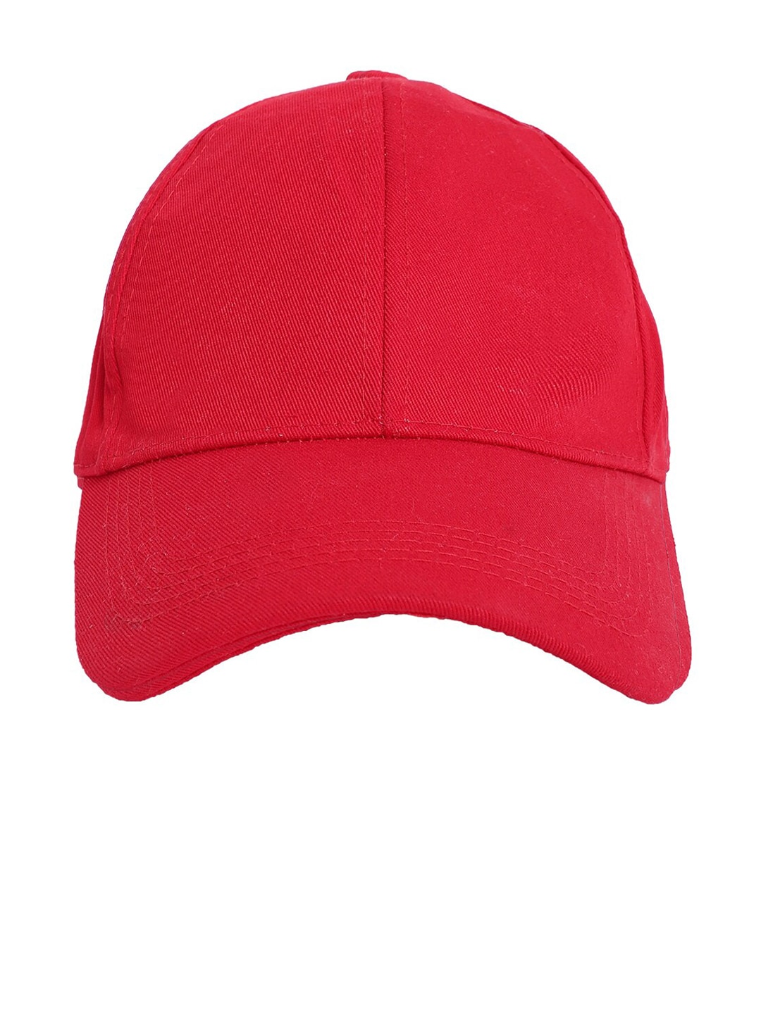 QUIRKY Unisex Red Solid Baseball Cap Price in India