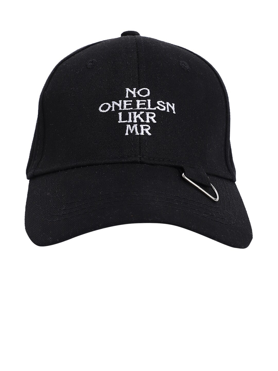 QUIRKY Black & White Printed Baseball Cap Price in India